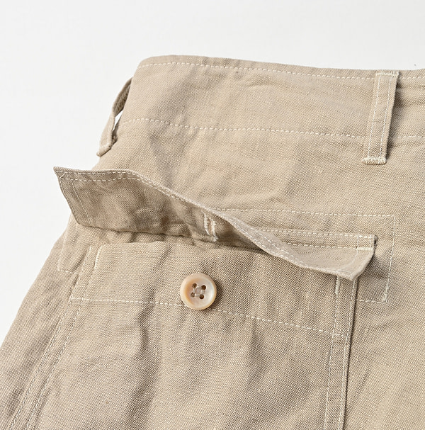 Linen Cloth 908 Baker Pants Detail