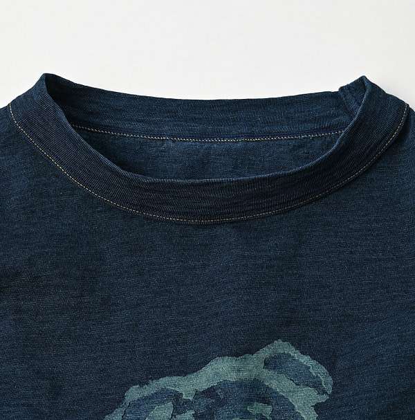 Indigo R Piggy Print 908 T-shirt Nou Detail