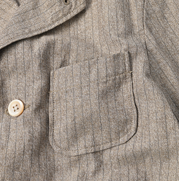 Yorimoku Cotton Tweed Blazer Detail