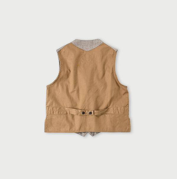 Yorimoku Cotton Tweed 908 Vest Back