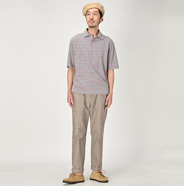 Ivy Border Tenjiku 908 Loafer Polo Shirt Male Model