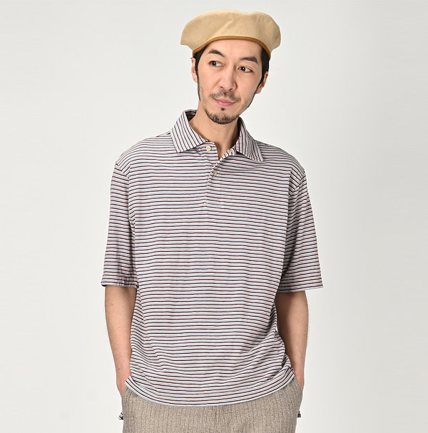 Ivy Border Tenjiku 908 Loafer Polo Shirt Male Model