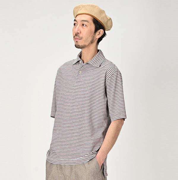 Ivy Border Tenjiku 908 Loafer Polo Shirt Male Model