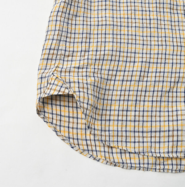 Indian Linen 908 Loafer Button Down Shirt Detail