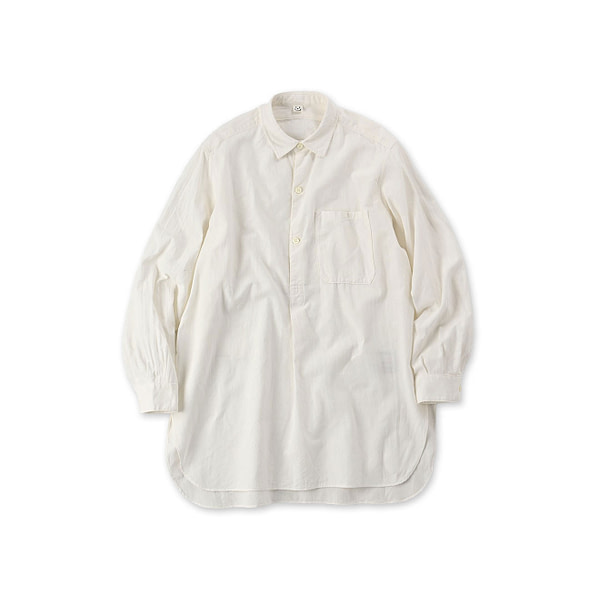 Khadi OX 908 Grandpa Pull Shirt White