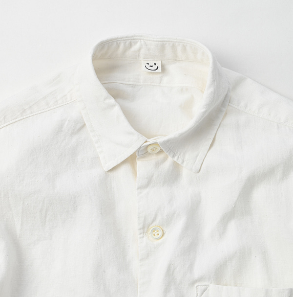 Khadi OX 908 Grandpa Pull Shirt Detail