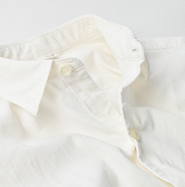 Khadi OX 908 Grandpa Pull Shirt Detail