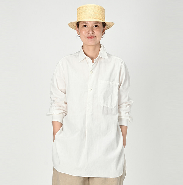 Khadi OX 908 Grandpa Pull Shirt Female Model