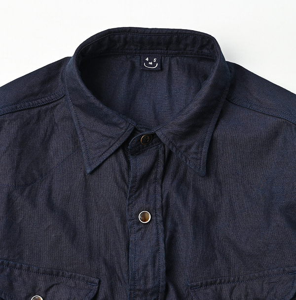 Indigo 504 OX 908 Eastern Shirt Detail