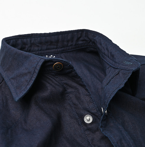 Indigo 504 OX 908 Eastern Shirt Detail