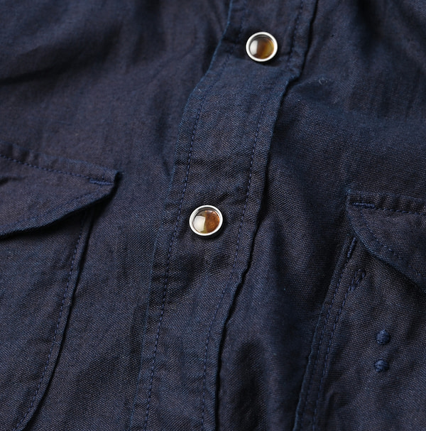 Indigo 504 OX 908 Eastern Shirt Detail