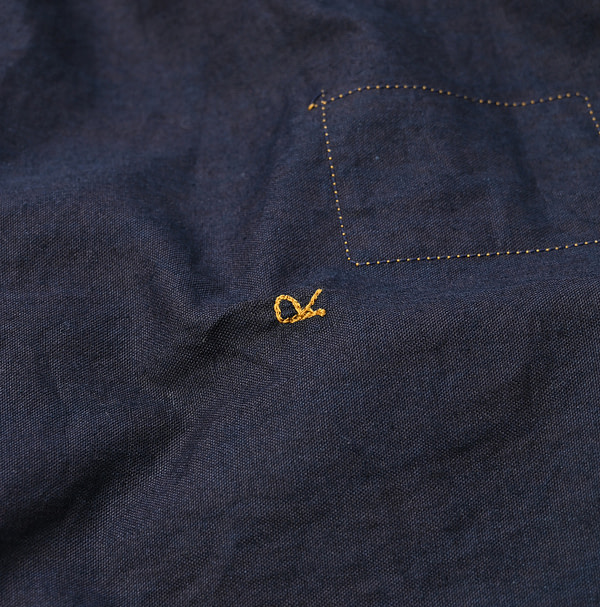 Indigo 504 OX 908 Eastern Shirt Detail