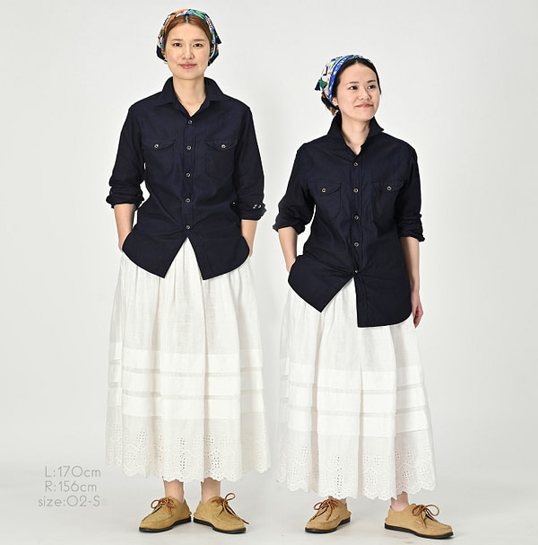 Indigo 504 OX 908 Eastern Shirt Female Models