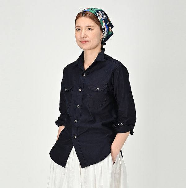 Indigo 504 OX 908 Eastern Shirt Female Model