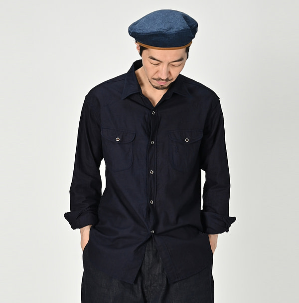 Indigo 504 OX 908 Eastern Shirt Male Model