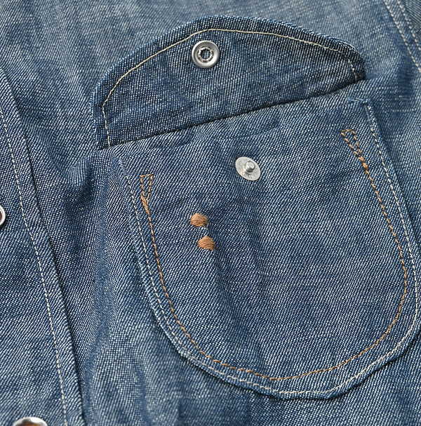 Dungaree Denim 908 Eastern Shirt Nou Detail