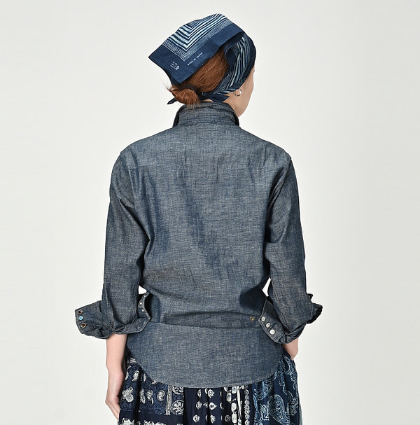 Dungaree Denim 908 Eastern Shirt Nou Female Model