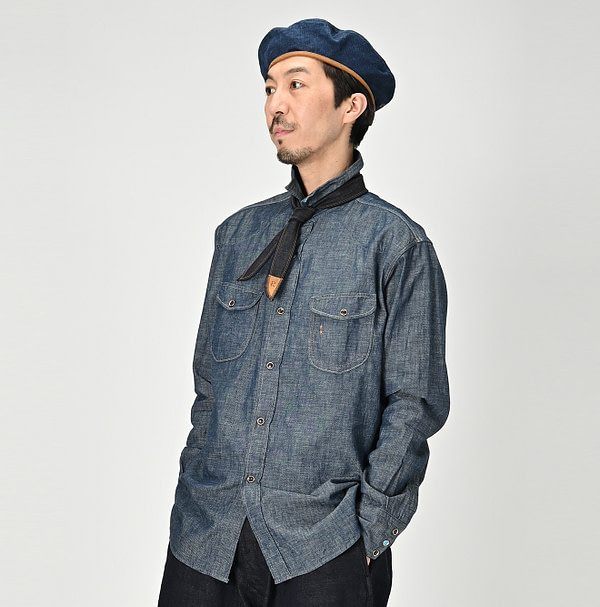 Dungaree Denim 908 Eastern Shirt Nou Male Model