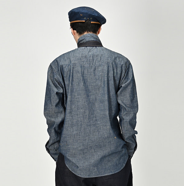 Dungaree Denim 908 Eastern Shirt Nou Male Model