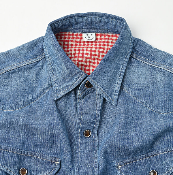 Dungaree Denim 908 Eastern Shirt Jyu Detail