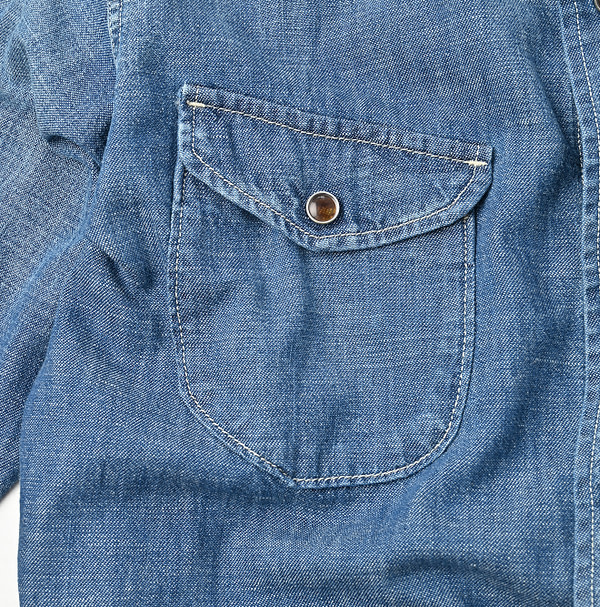 Dungaree Denim 908 Eastern Shirt Jyu Detail