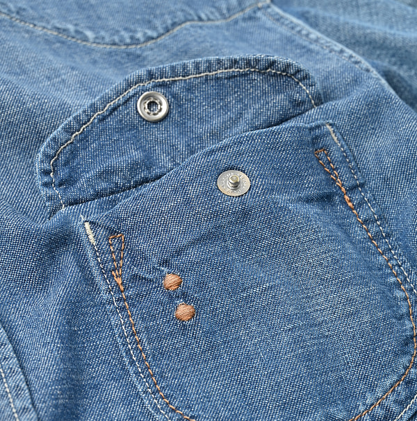 Dungaree Denim 908 Eastern Shirt Jyu Detail