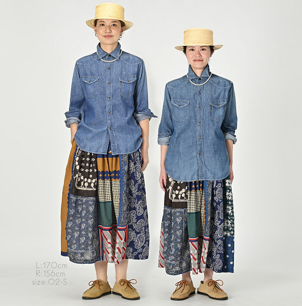 Dungaree Denim 908 Eastern Shirt Jyu Female Models