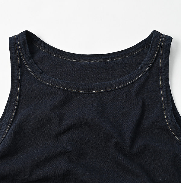 Indigo Tenjiku Camisole Sumi Detail