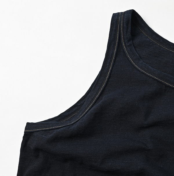 Indigo Tenjiku Camisole Sumi Detail