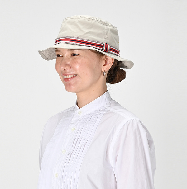 Cotton Nylon Cook Weather Pork Pie Hat Female Model