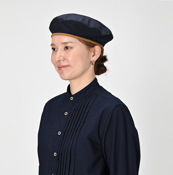 Cotton Nylon Cook Weather Beret Female Model