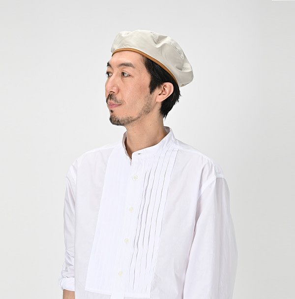 Cotton Nylon Cook Weather Beret Male Model