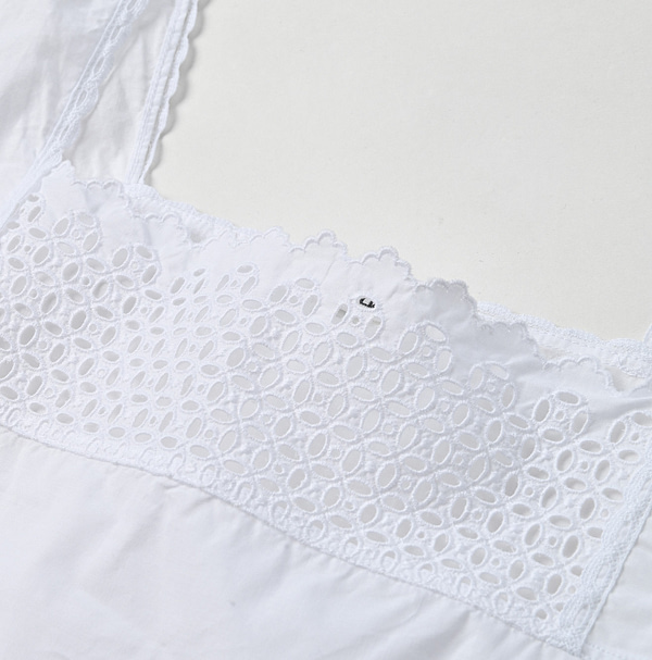 Batiste Cutwork Camisole Detail