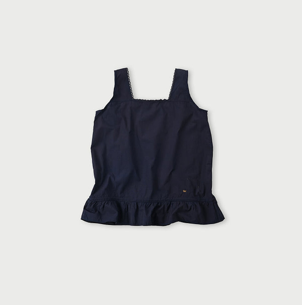 Indigo Batiste Cutwork Camisole Back