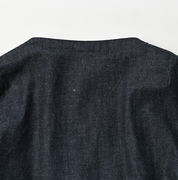 Mugihiko Denim Lehua Blouse Nou Detail