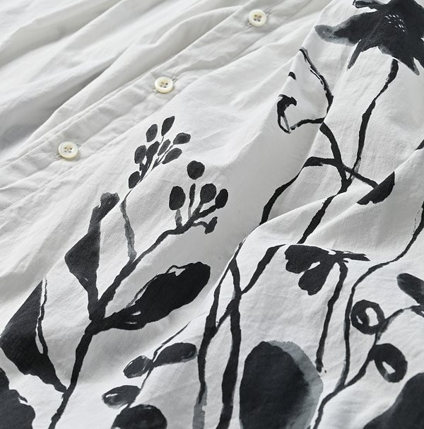 Sumie Flower Print Blouse Detail