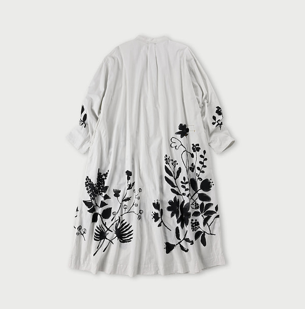 Sumie Flower Print Dress Back