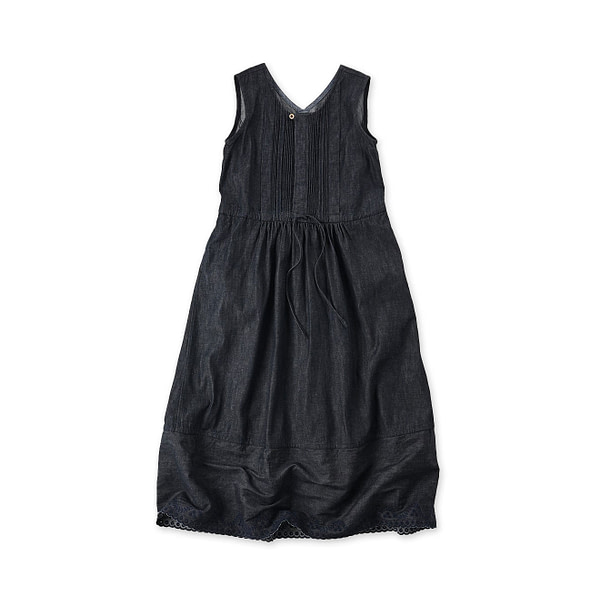 Mugihiko Denim Petti Dress Nou Indigo 45 Nou