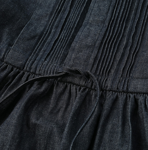 Mugihiko Denim Petti Dress Nou Detail