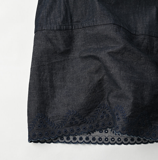 Mugihiko Denim Petti Dress Nou Detail