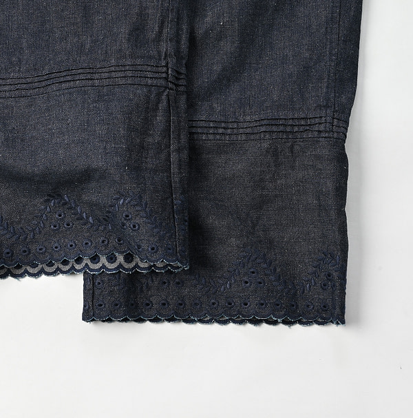 Mugihiko Denim Petti Pants Nou Detail