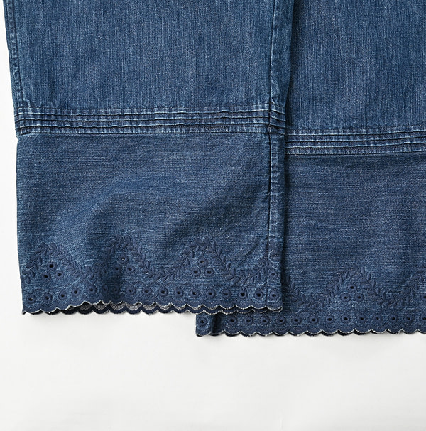 Mugihiko Denim Petti Pants Jyu Detail