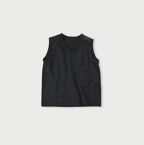 Cutwork x Tenjiku Camisole Black