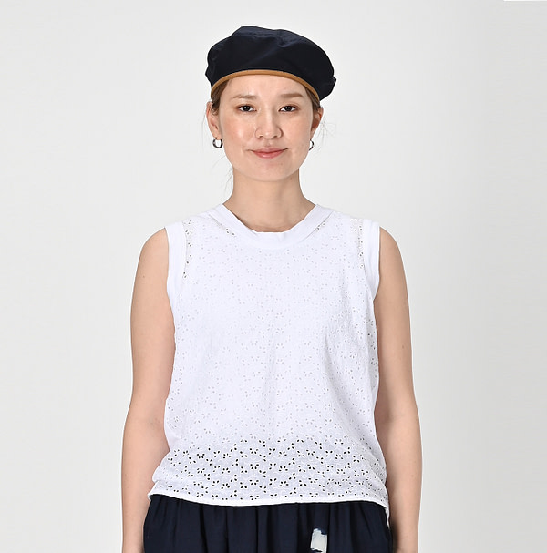 Cutwork x Tenjiku Camisole Female Model