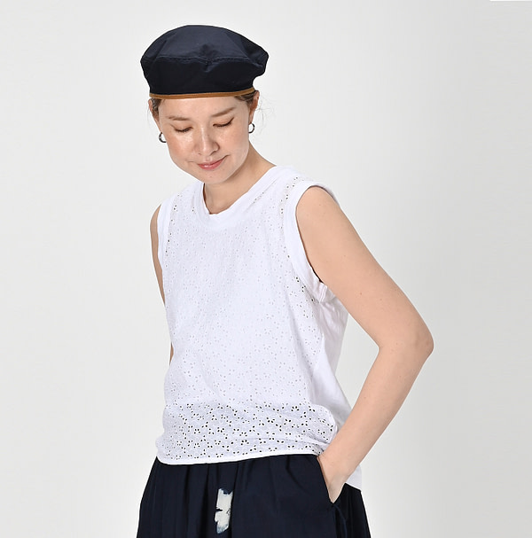 Cutwork x Tenjiku Camisole Female Model