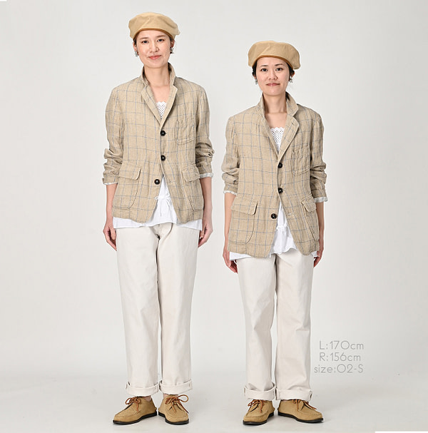 Linen Tweed 908 Blazer Female Models