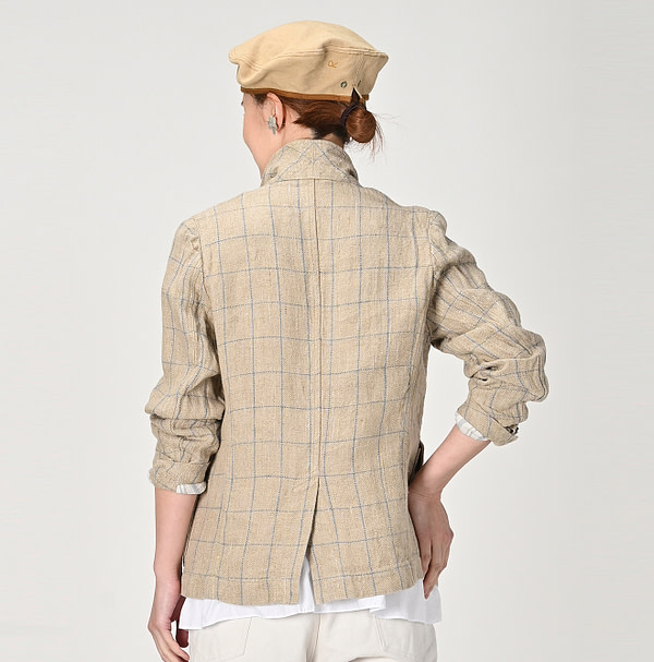 Linen Tweed 908 Blazer Female Model