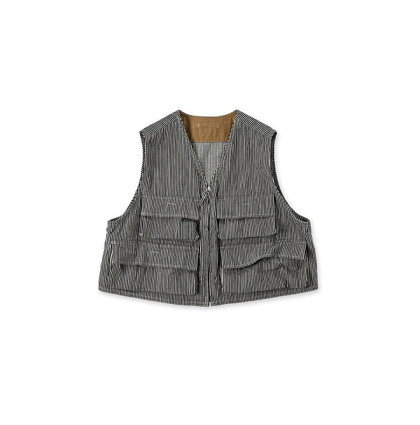 Mon Petite Denim 908 Fisherman Vest Hickory