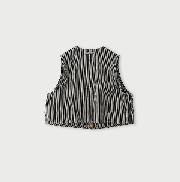 Mon Petite Denim 908 Fisherman Vest Back