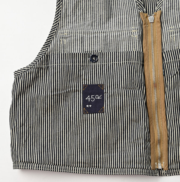 Mon Petite Denim 908 Fisherman Vest Detail